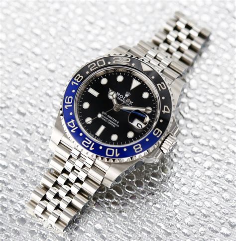 cinturino rolex batman blu|Rolex GMT.